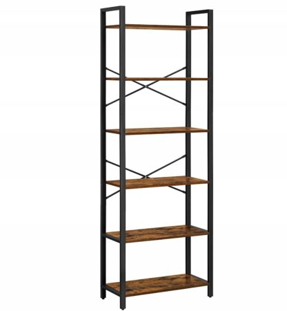 REGAŁ RUSTYKALNY LOFTOWY VINTAGE PÓŁKA 186CM - obrazek 2